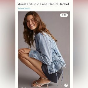 Aureta denim jacket from Anthropologie